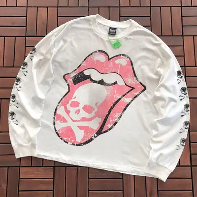￥~119 SAINT MICHAEL LONG-SLEEVE 55080627 (im 185CM 80KG iwear size S in the photo)