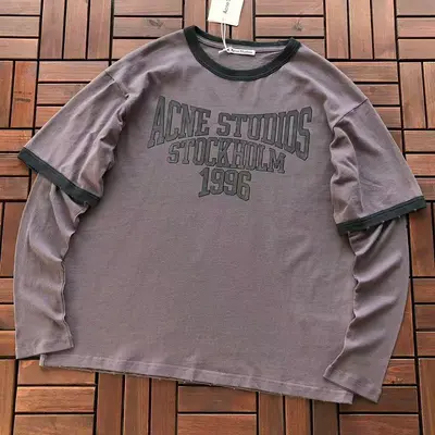 ￥~129 ACNE STUDIOS LONG-SLEEVE 77080601 (im 185CM 80KG iwear size M in the photo)