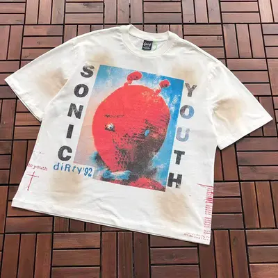 ￥~125 SAINT MICHAEL T-SHIRT 55080604 (im 185CM 80KG iwear size S in the photo)