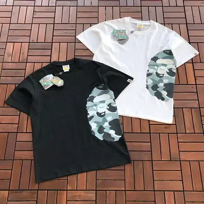 ￥~79 BAPE T-SHIRT 77081004 (im 185CM 80KG iwear size L in the photo)