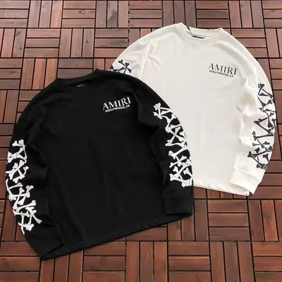 ￥~125 AMIRI LONG-SLEEVE 55081008 (im 185CM 70KG iwear size M in the photo)