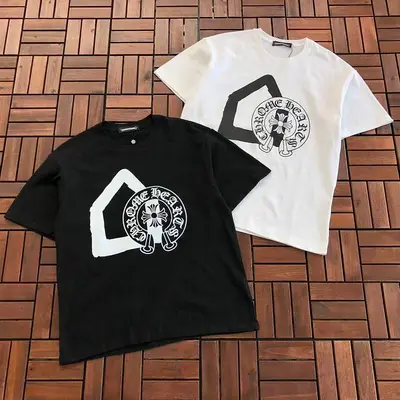 ￥~85 CH🔥OM🔥 HE🔥RTS & DSM T-SHIRT 77081102 (im 185CM 70KG iwear size M in the photo)