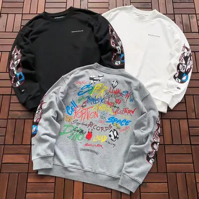 ￥~219 CH🔥OM🔥 HE🔥RTS SWEATER 66081201 (im 185CM 70KG iwear size L in the photo)