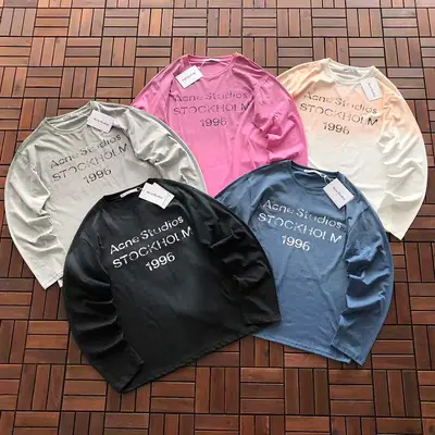 ¥~89 ACNE STUDIOS LONG-SLEEVE 77041641 (im 185CM 70KG iwear size M in the photo)