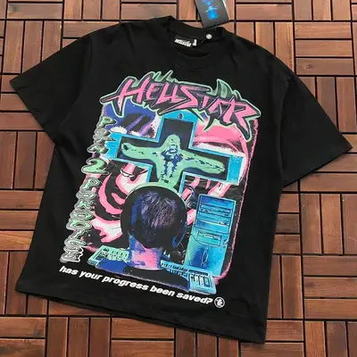 ￥ ~ 119 HELLSTAR T-SHIRT 55081474 (im 185CM 70KG iwear size L in the photo)