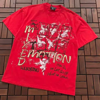 ￥ ~ 119 M🔥🔥ED E🔥🔥TI🔥N T-SHIRT 55081403 (im 185CM 70KG iwear size M in the photo)