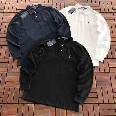 ￥~169 RA🔥PH🔥AU🔥EN LONG-SLEEVE POLO 66081636 (im 185CM 80KG iwear size XL in the photo)