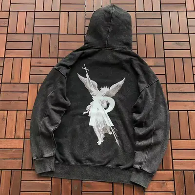 ￥~135 REPRESENT HOODIE 66081606 (im 185CM 80KG iwear size M in the photo)
