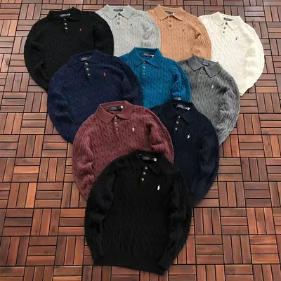 ￥ 169 RA🔥PH🔥AU🔥EN SWEATER POLO 88081613 (im 185CM 70KG iwear size S in the photo)