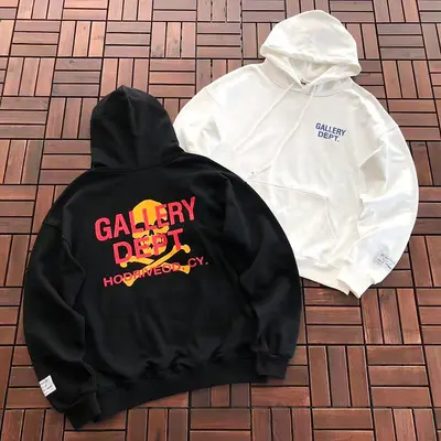 ¥~179 GALLERY DEPT HOODIE 55081737 (im 185CM 80KG iwear size S in the photo)