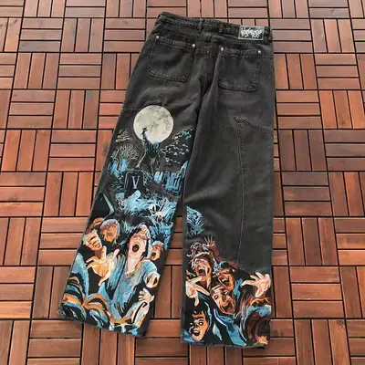 ￥~248 FASHION JEANS 77081740 (im 185CM 70KG iwear size M in the photo)