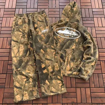 TOP￥~169 PANTS￥~135 C🔥RT🔥🔥Z HOODIE TROUSERS FLEECE 77081824