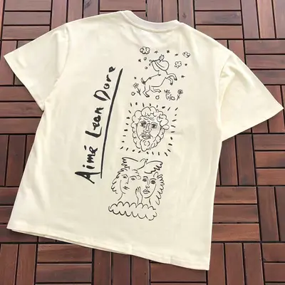 ￥~86 AI🔥E L🔥🔥N D🔥RE T-SHIRT 77081827 (im 185CM 70KG iwear size M in the photo)