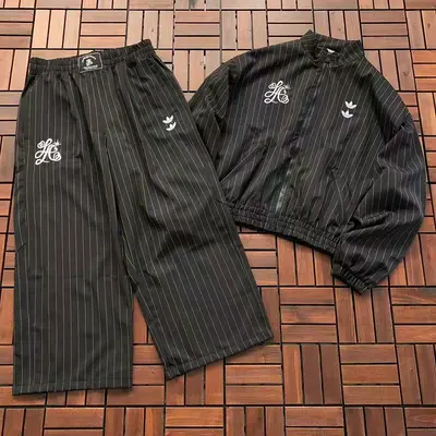 TOP¥ 359 PANTS¥ 308 🔥DI🔥AS & WILLY 88082010 CHAVARRIA PINSTRIPE TRACK JACKET TROUSERS 88082010