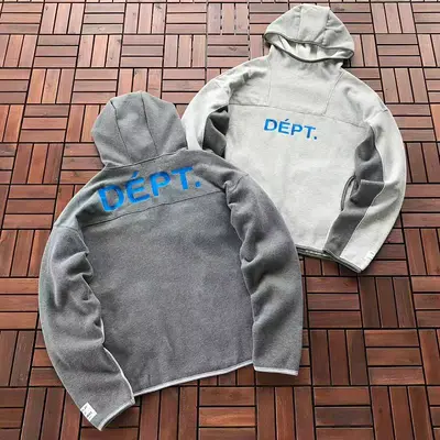 ¥~125 GALLERY DEPT HOODIE FLEECE 77082117 (im 180CM 68KG iwear size S in the photo)