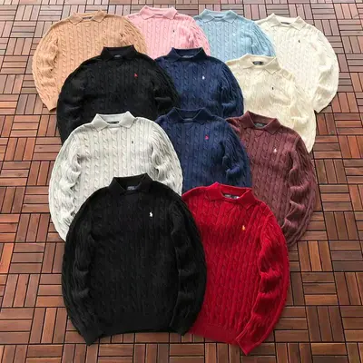 ￥~165 RA🔥PH🔥AU🔥EN SWEATER POLO 55082347 (im 185CM 70KG iwear size M in the photo)