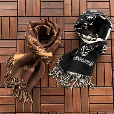 ¥~69 CH🔥OM🔥 HE🔥RTS SCARF 55082450(长44CM*宽182CM)