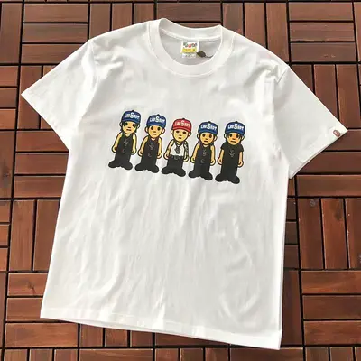 ¥~79 BAPE & JAY PARK & LNGSHOT T-SHIRT 77082550