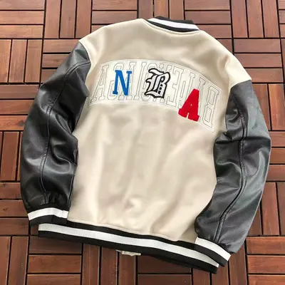 ￥~266 B🔥L🔥🔥🔥IA🔥A & NBA JACKET 77082530 (im 185CM 70KG iwear size L in the photo)