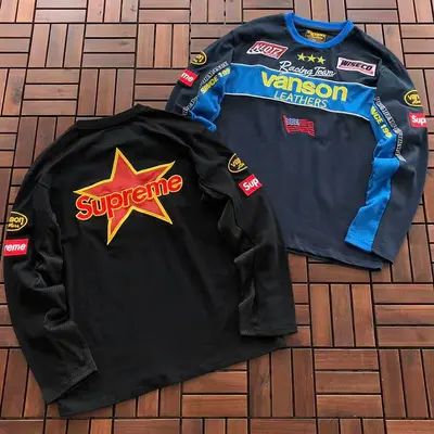 ￥~199 S🔥P🔥E🔥E & VANSON LEATH LONG-SLEEVE 77082507 (im 185CM 70KG iwear size M in the photo)