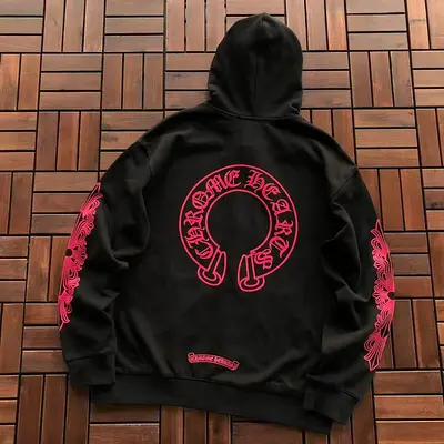 ¥~236 CH🔥OM🔥 HE🔥RTS HOODIE 66082630 (im 180CM 68KG iwear size L in the photo)