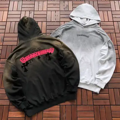 ￥~219 CH🔥OM🔥 HE🔥RTS HOODIE 55082609 (im 185CM 70KG iwear size M in the photo)