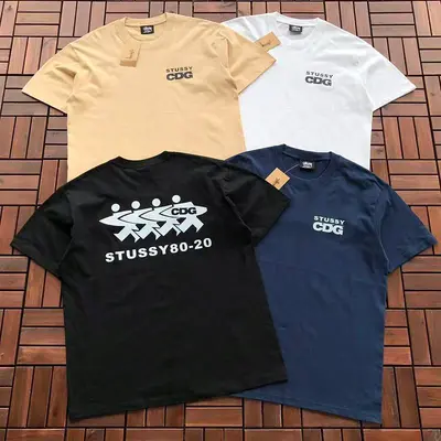 ¥ ~ 79 ST🔥S🔥Y & CDG T-SHIRT 55082716 (im 185CM 80KG iwear size L in the photo)