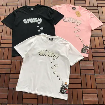 ￥~79 ST🔥S🔥Y T-SHIRT 55082703 (im 185CM 80KG iwear size M in the photo)