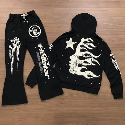 TOP￥~108 TROUSERS ￥~98 HELLSTAR HOODIE TROUSERS 03028251
