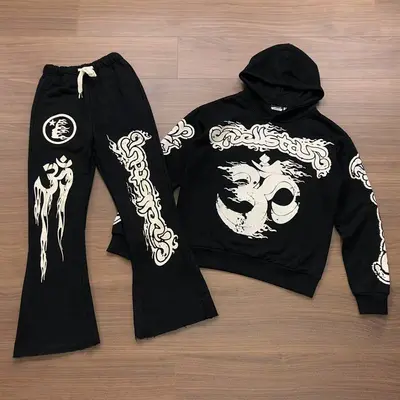 TOP￥~108 TROUSERS ￥~98 HELLSTAR HOODIE TROUSERS 03027951
