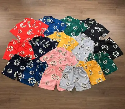 TOP ￥~78 SHORTS￥~78 DEN⭐M TE⭐RS T-SHIRT SHORTS 03171951