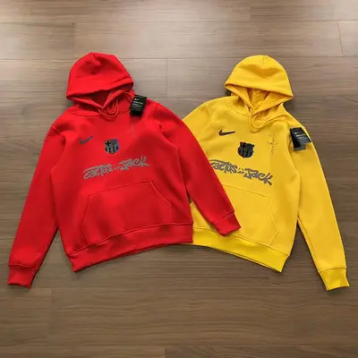 ￥~148 N⭐K⭐ TRAVIS SCOTT FOOTBALL HOODIE 05181152