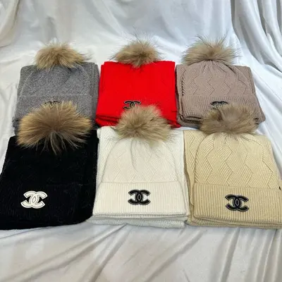 ￥~178 CH⭐NEL CAP SCARF 08094152