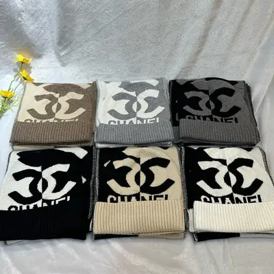 ¥~178 CH⭐NEL CAP SCARF 08092552