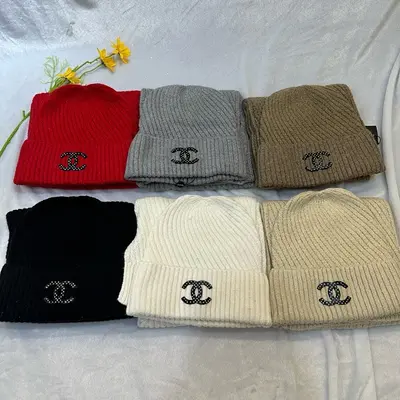 ¥~178 CH⭐NEL CAP SCARF 08093452