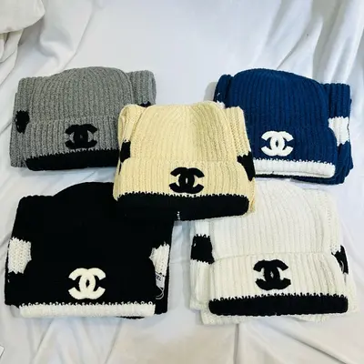 ¥~178 CH⭐NEL CAP SCARF 08093052