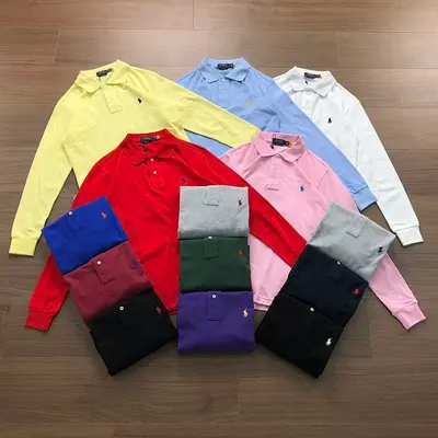 ￥~105 RA⭐PH⭐AUREN LONG SLEEVED POLO 09260252