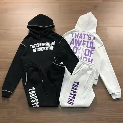 TOP￥~155 TROUSERS￥~155 TRAPSTAR HOODIE TROUSERS