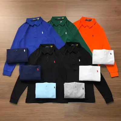 ¥~115 RA⭐PH⭐AUREN LONG SLEEVED POLO 10270652