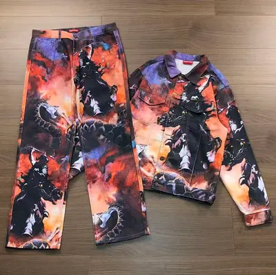 TOP￥~268 TROUSERS￥~188 SUP⭐EME JACKET TROUSER 11131153