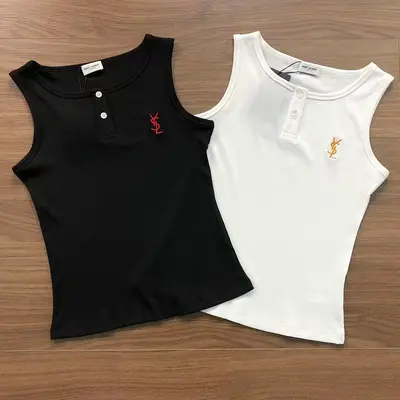 ￥~125 SA⭐NT LAU⭐ENT PA⭐IS VEST FEMALE 101050954