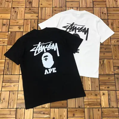 ¥~88 BAPE STUSSY T-SHIRT 04041064