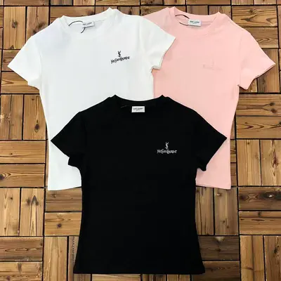 ￥~108 SA⭐NT LAU⭐ENT PA⭐IS FEMALE T-SHIRT 04091761