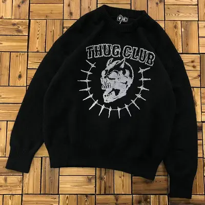 ¥~155 THUG CLUB SWEATER 06230665