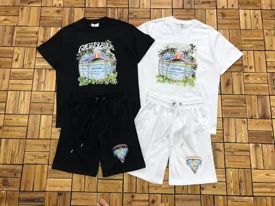 ¥~ 168 CASA⭐LA⭐CA T-SHIRT SHORTS 06291361