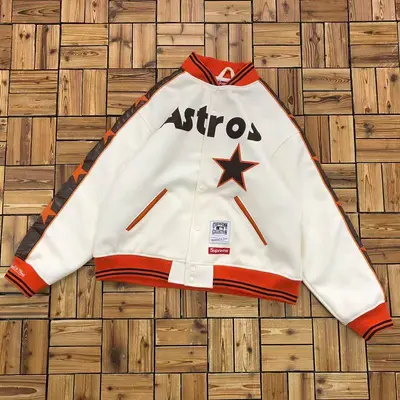 ￥~428 SUP⭐EME MITCHELL & NESS COTTON COAT 07310365