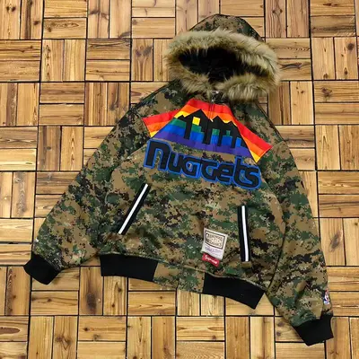 ￥~448 SUP⭐EME MITCHELL & NESS COTTON COAT 07310265