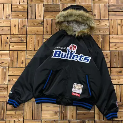 ￥~448 SUP⭐EME MITCHELL & NESS COTTON COAT 07310165