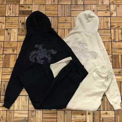 TOP ￥~195 TROUSERS ￥~168 DE⭐SC⭐UT⭐E HOODIE TROUSERS 08041961