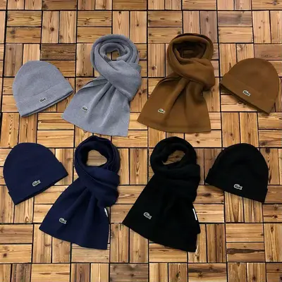 ¥~175 LACOSTE SCARF CAP 08060566